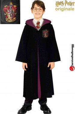 Costume di Carnevale di Harry Potter bambino tunica felpata