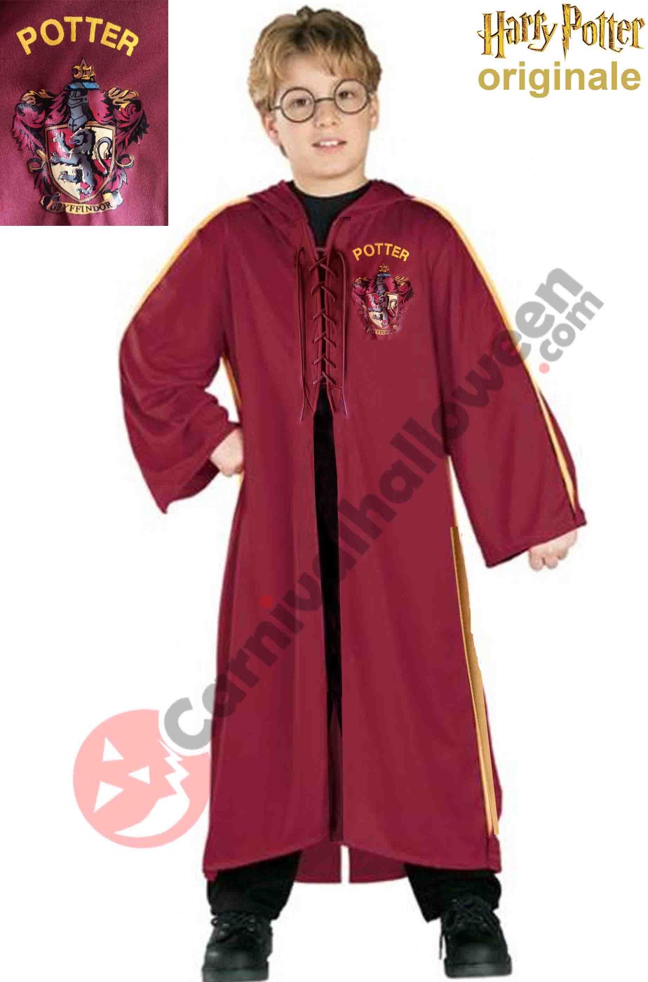 Costume di Carnevale di Harry Potter Tunica da Quidditch Bambino