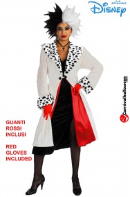 Costume donna Crudelia originale Disney dal film la carica dei 101
