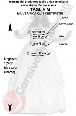 Costume Regina Rosa Glinda da Il mago di Oz