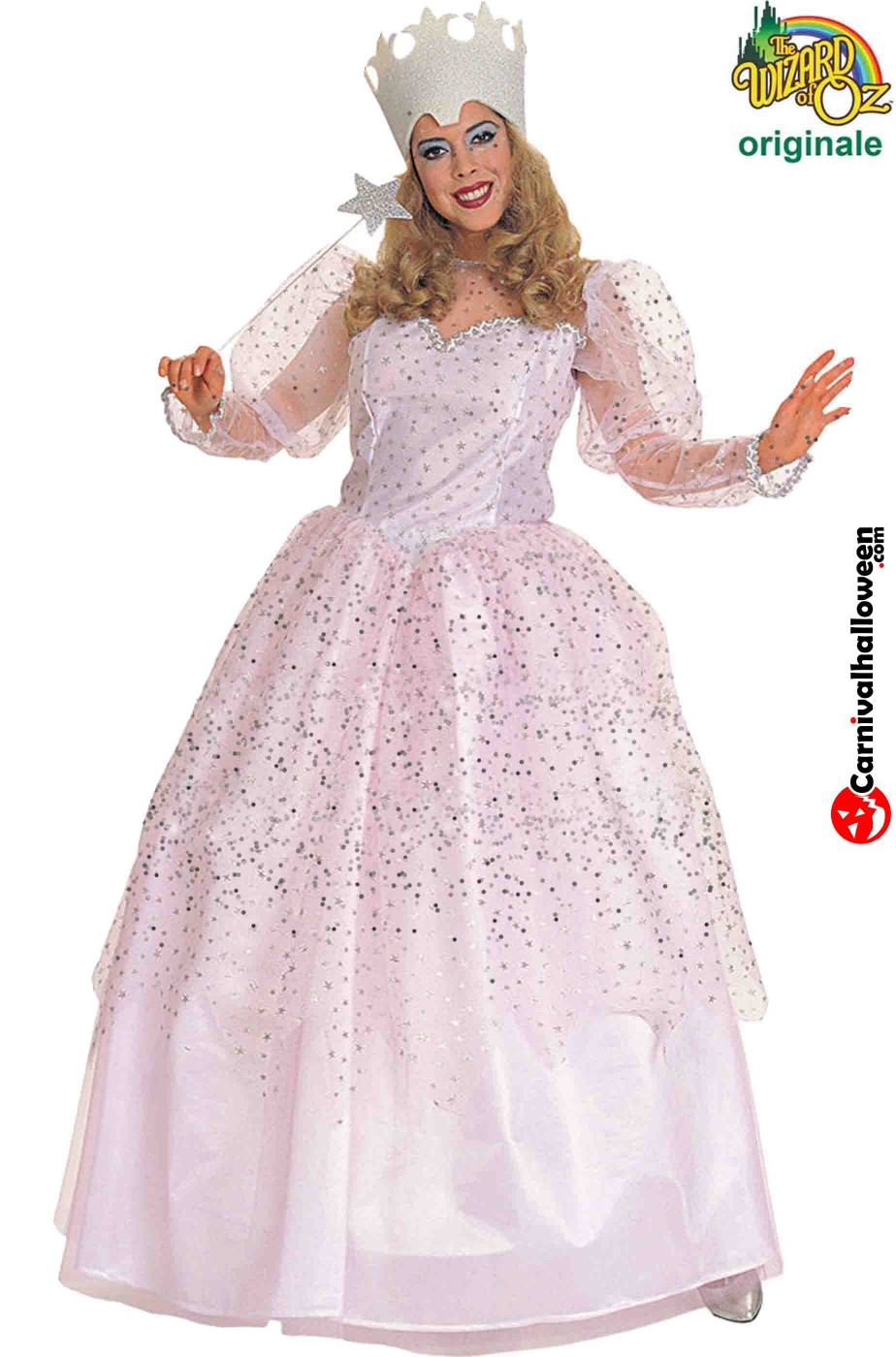 Costume donna Regina Rosa Glinda da Il mago di Oz