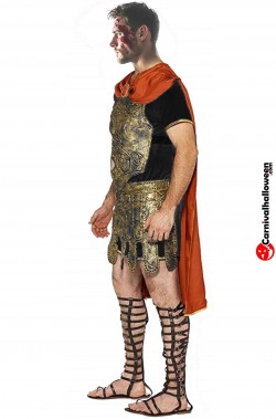 Costume da gladiatore adulto vista laterale