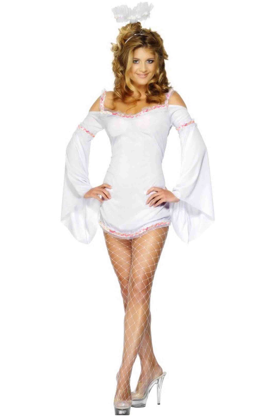 Costume da angelo donna sexy  Angelo bianco
