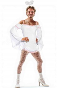 Costume da uomo vestito da donna Angelo