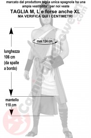 Misure costume da antico romano economico taglia L