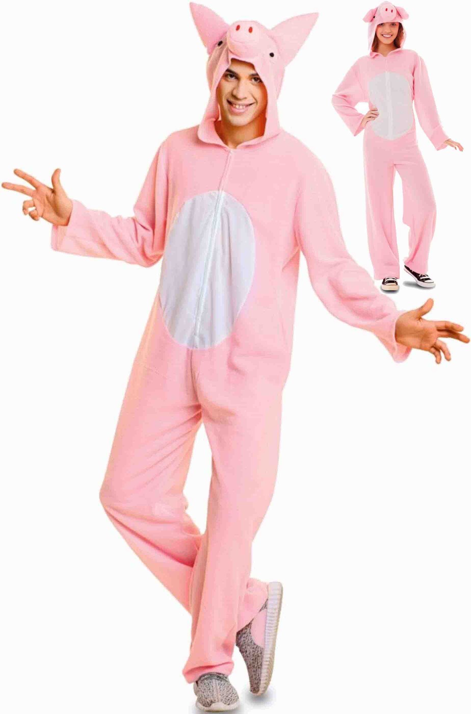 Costume da maiale o porcellino unisex
