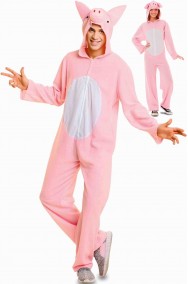 Costume da maiale o porcellino unisex