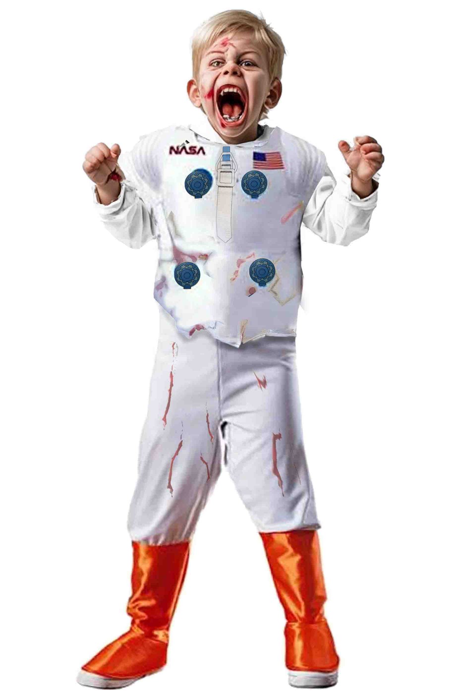 Costume Halloween astronauta morto bambino