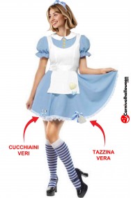 Alice nel paese delle meraviglie costume da donna