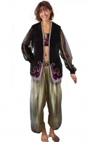 Costume di Aladdin Jasmine da donna con gilet