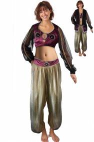 Costume di Aladino donna adulta con gilet