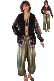 Costume di Jasmine Aladdin adulta con gilet