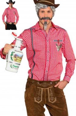 Camicia da uomo cowboy o tirolese