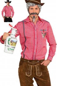 Camicia da uomo cowboy o tirolese