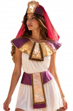 Cappello collare e cintura da regina Cleopatra