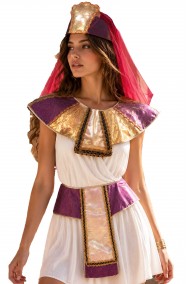 Cappello collare e cintura da regina Cleopatra
