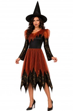 Costume Halloween Donna strega gonna media