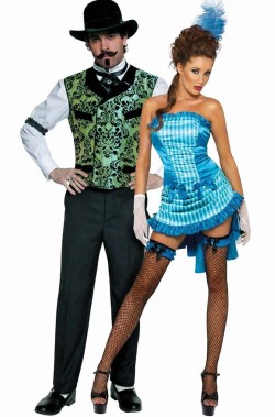 Coppia di costumi western...