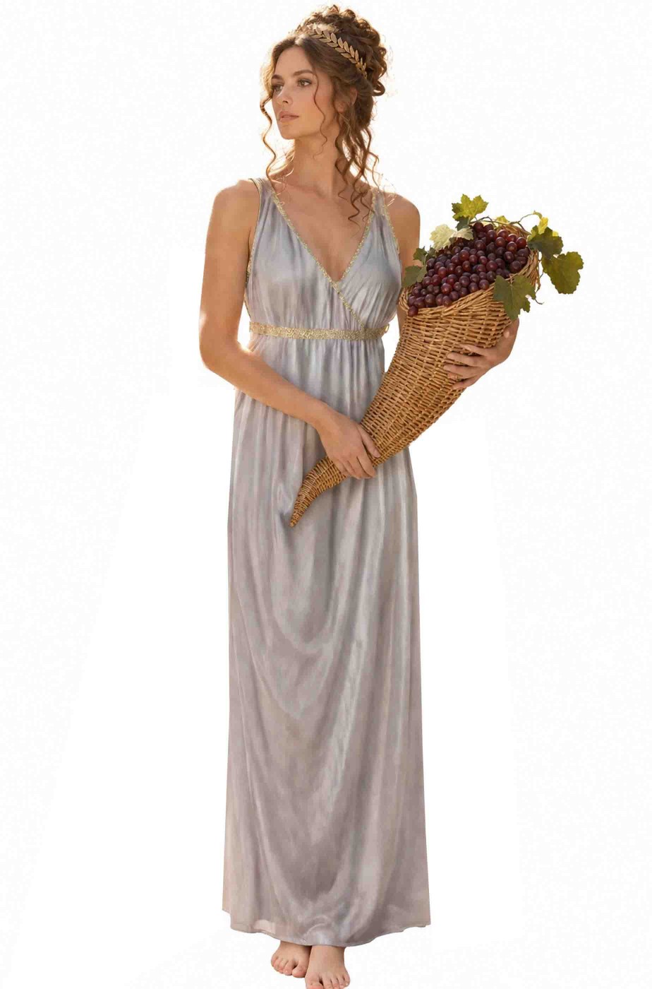 Costume da Dea Greca Fortuna o dea Tiche