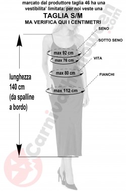 abito nero anni 20 donna misure SM
