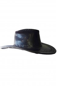 Cappello uomo nero cowboy adulto
