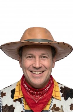 Cappello Cowboy Woody di Toy Story marrone