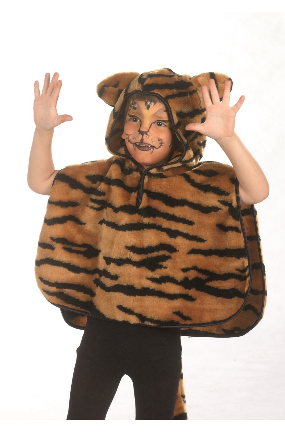 costume di carnevale bambino  tigre a mantellina
