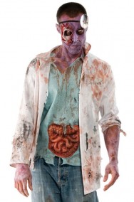 Vestito Halloween uomo Zombie dottore Walking Dead
