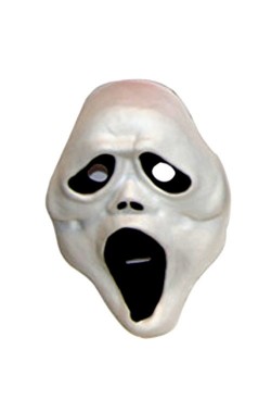 Maschera fantasma scream bambino in PVC