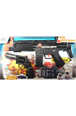 Pistola mitragliatrice giocattolo, pistola e accessori