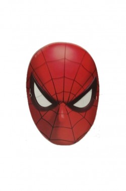 Maschere in cartoncino spiderman confezione da 6 pezzi
