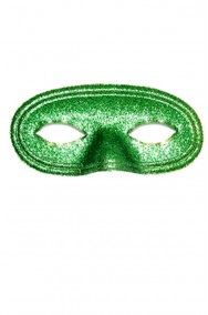 maschera di carnevale stile veneziano verde