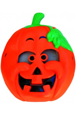 Maschera Halloween bambino in PVC Zucca