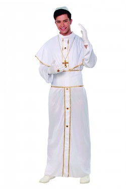 Costume di carnevale da Papa con mantellina
