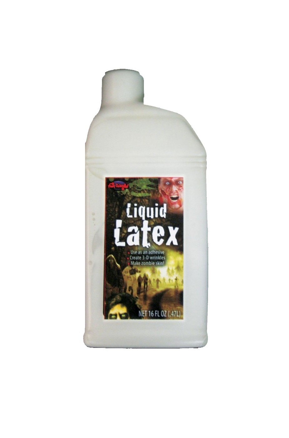 Trucco Halloween bottiglia di lattice liquido grande 470 ml per ferite