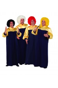 Gruppo costume adulto unisex gospel (4)