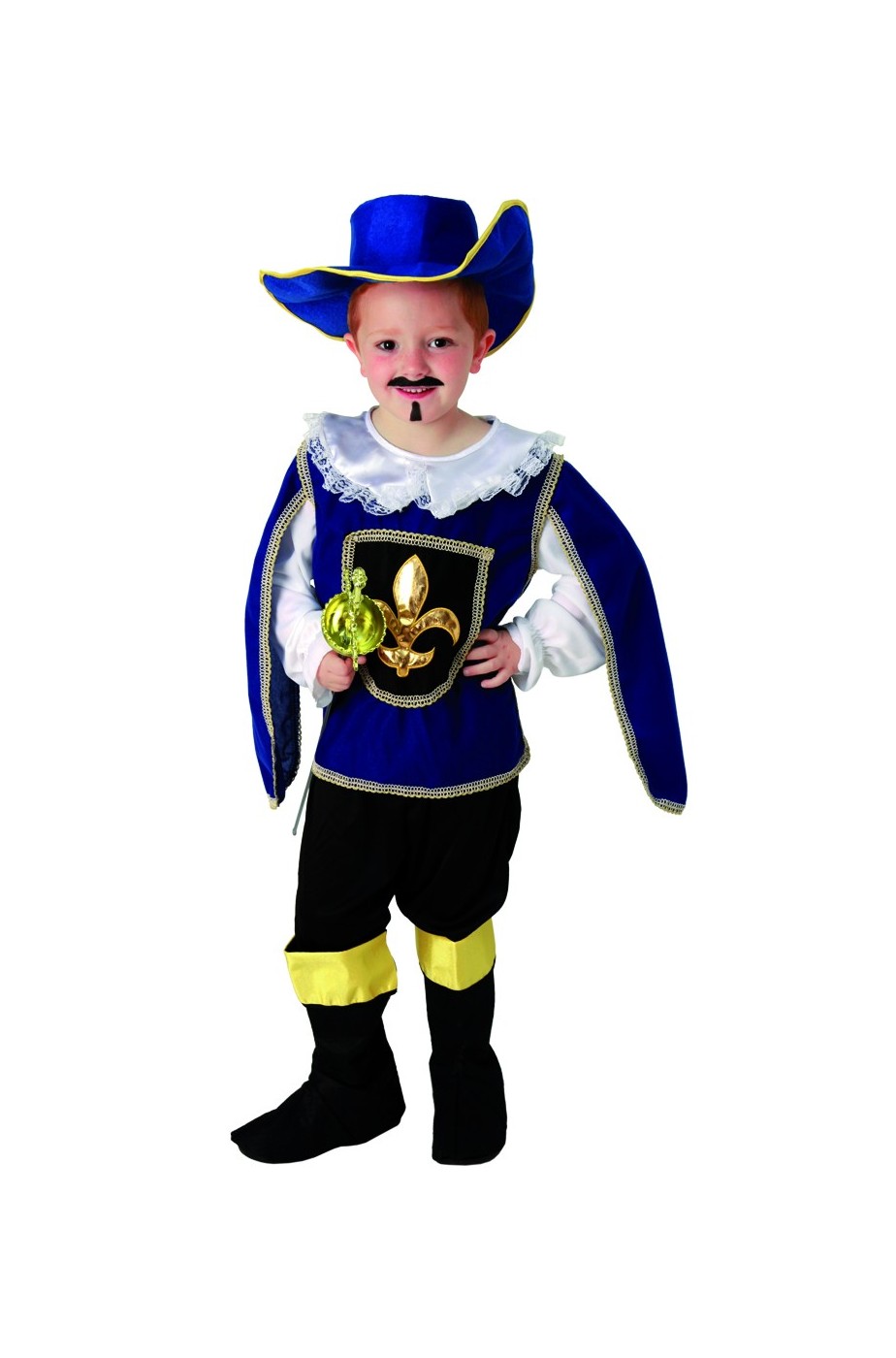 Costume carnevale Bambino Moschettiere 7/9 anni