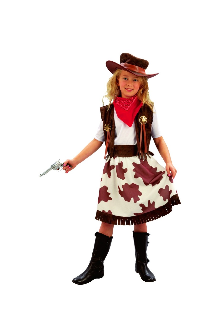 Costume carnevale Bambina Cow girl
