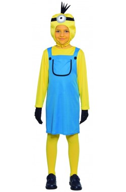 Costume bambina minion 