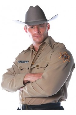 Camicia da sceriffo americano adulto