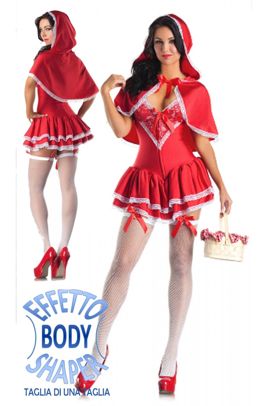 ORION COSTUMES Costume Cappuccetto Rosso Sexy Carnevale - Donna :  : Giochi e giocattoli