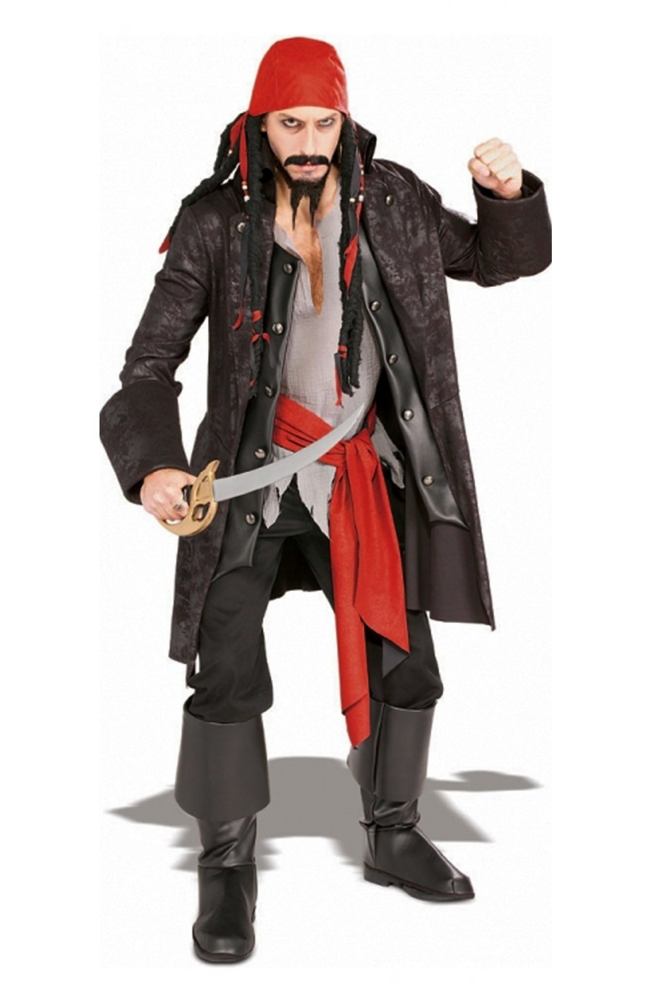 Costume uomo Pirata dei Caraibi Capitan Cutthroat