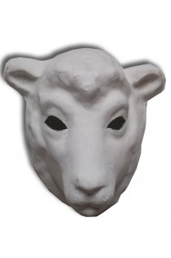 Maschera Veneziana originale in cartapesta Pecora