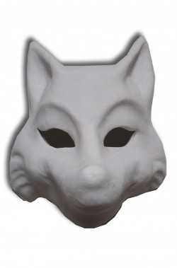 Maschera Veneziana originale in cartapesta Lupo