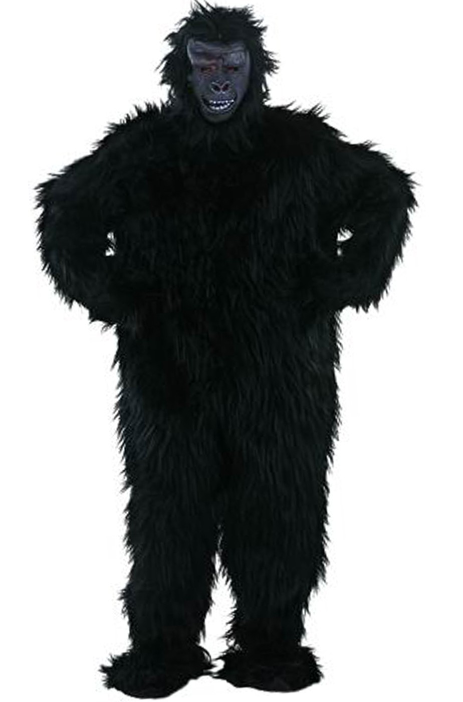 Costume adulto unisex gorilla nero 