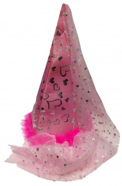 Cappello fata rosa