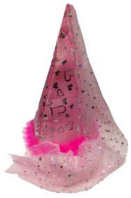 Cappello fata rosa