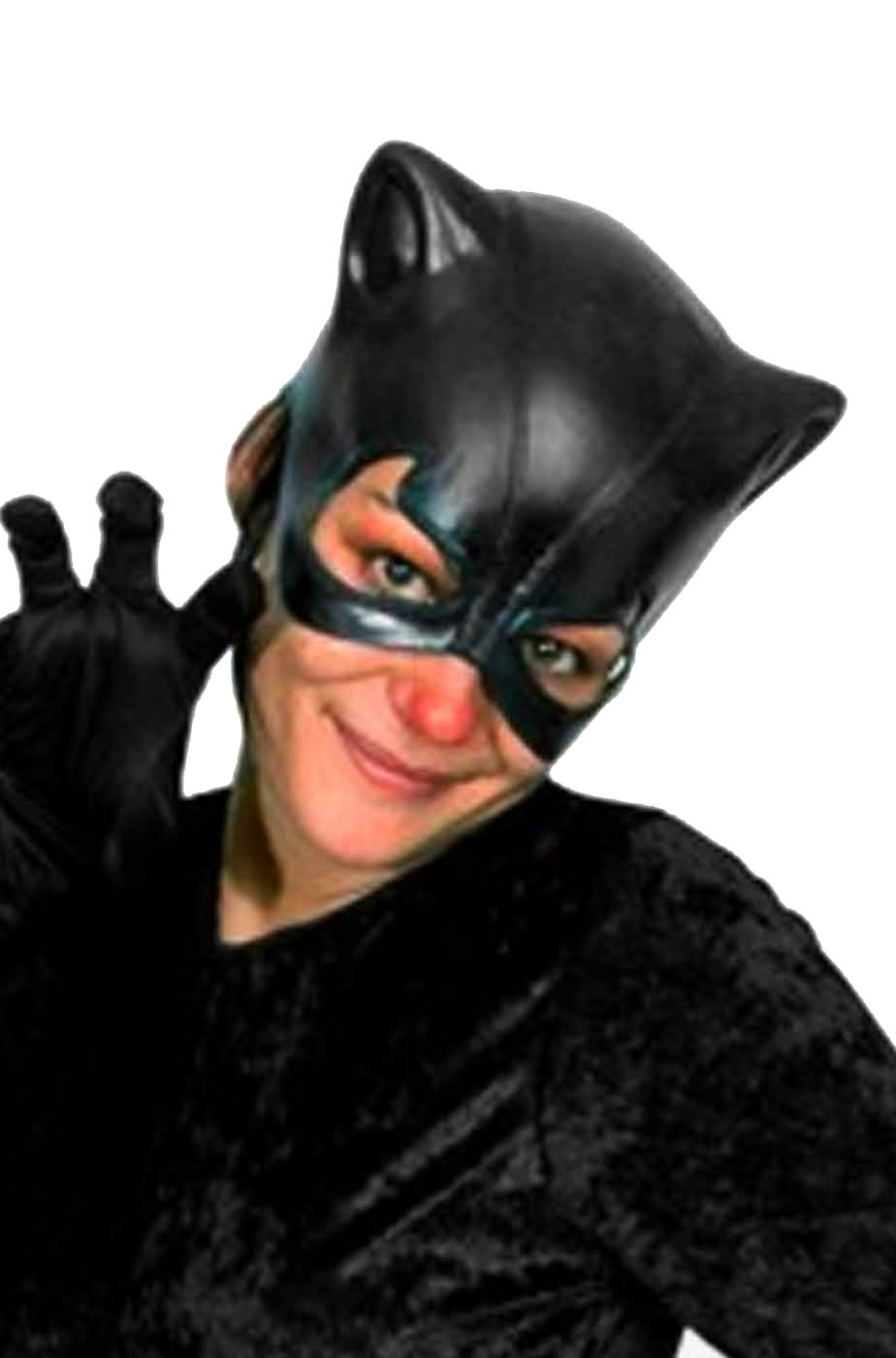 maschera catwoman bat girl in pvc