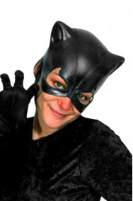 maschera catwoman bat girl in pvc