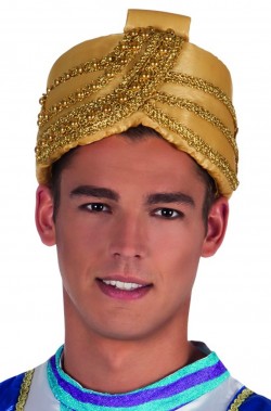 Cappello turbante sultano incantatore di serpenti 